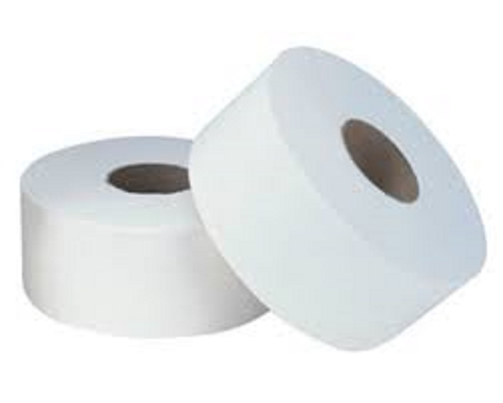 Тоалетна хартия мини „Джъмбо“, 100% целулоза 330гр. - опаковката съдържа 12 бр.