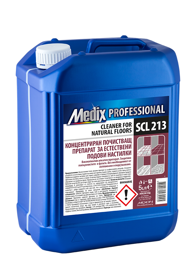 Концентриран почистващ препарат за естествени подови настилки SCL 213 - 5л.