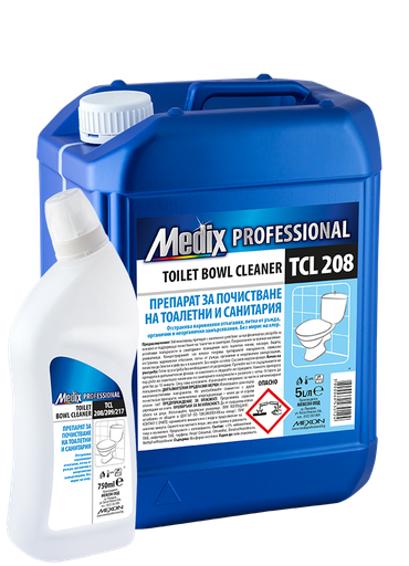[TCL 208] Препарат за почистване на тоалетни и санитария (океан) TOILET BOWL CLEANER TCL 208